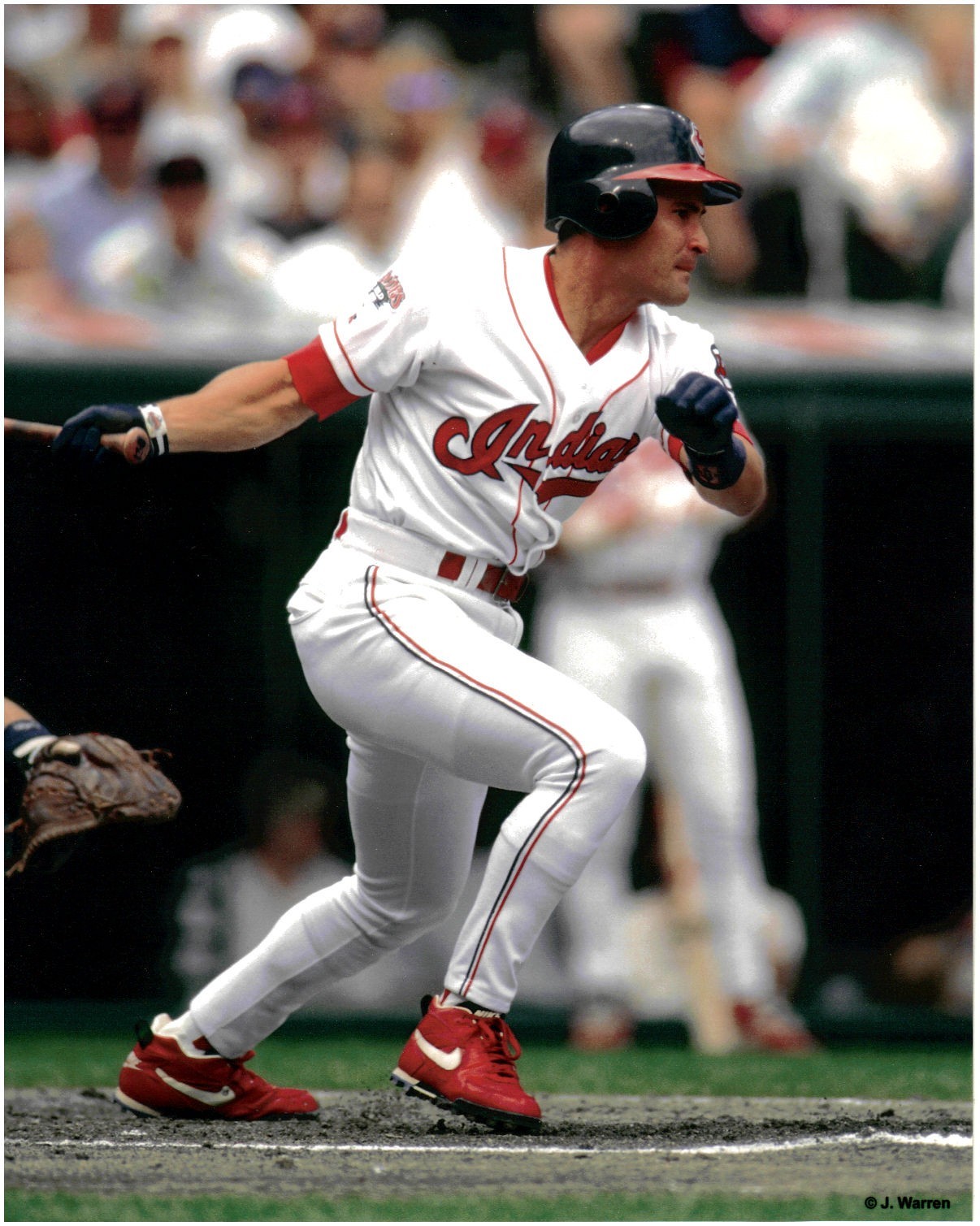 Omar Vizquel Cleveland Indians Unsigned Baseball Photo BaseballMLB
