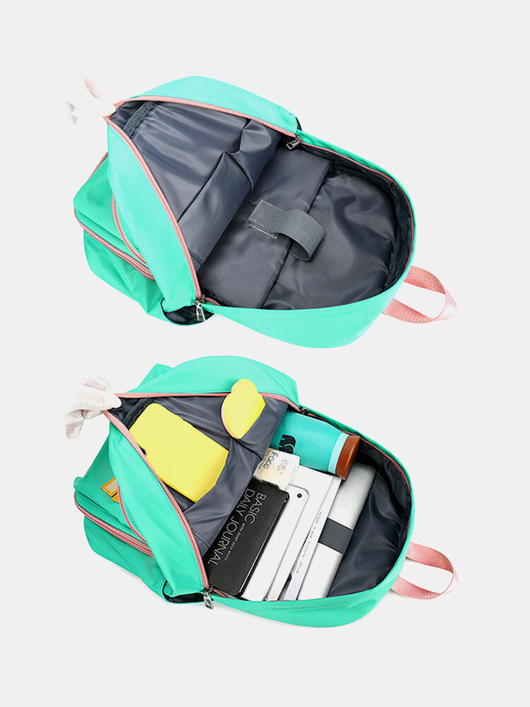 Patchwork Multi-function Backpack
