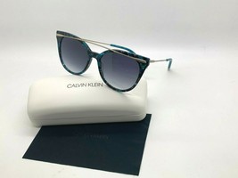New Calvin Klein Sunglasses CK4362S 432 Blue Marble 54-17-140MM Case - $43.62