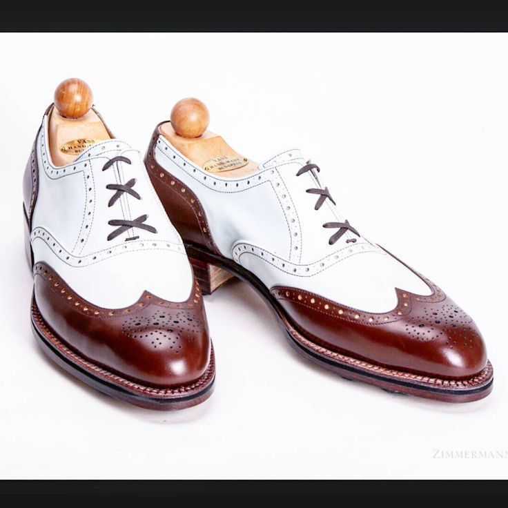 New Oxford New Design Two Tone Maroon White Cont Wing Tip Brogue Toe Leather Sho