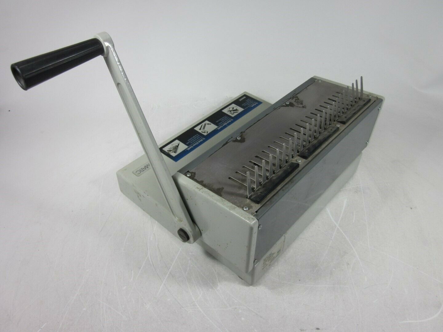 Heavy Duty Ibico Ibimatic Manual Heavy Duty Metal Binding Machine