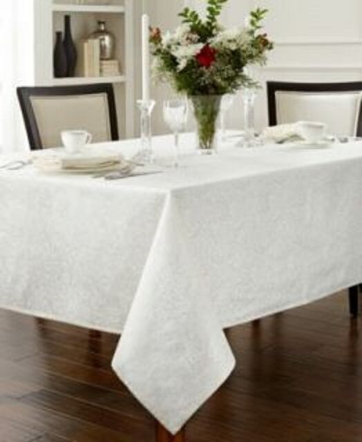 White Quilted Flannel Dining Table Pad Protector 52x70in. Us Seller 