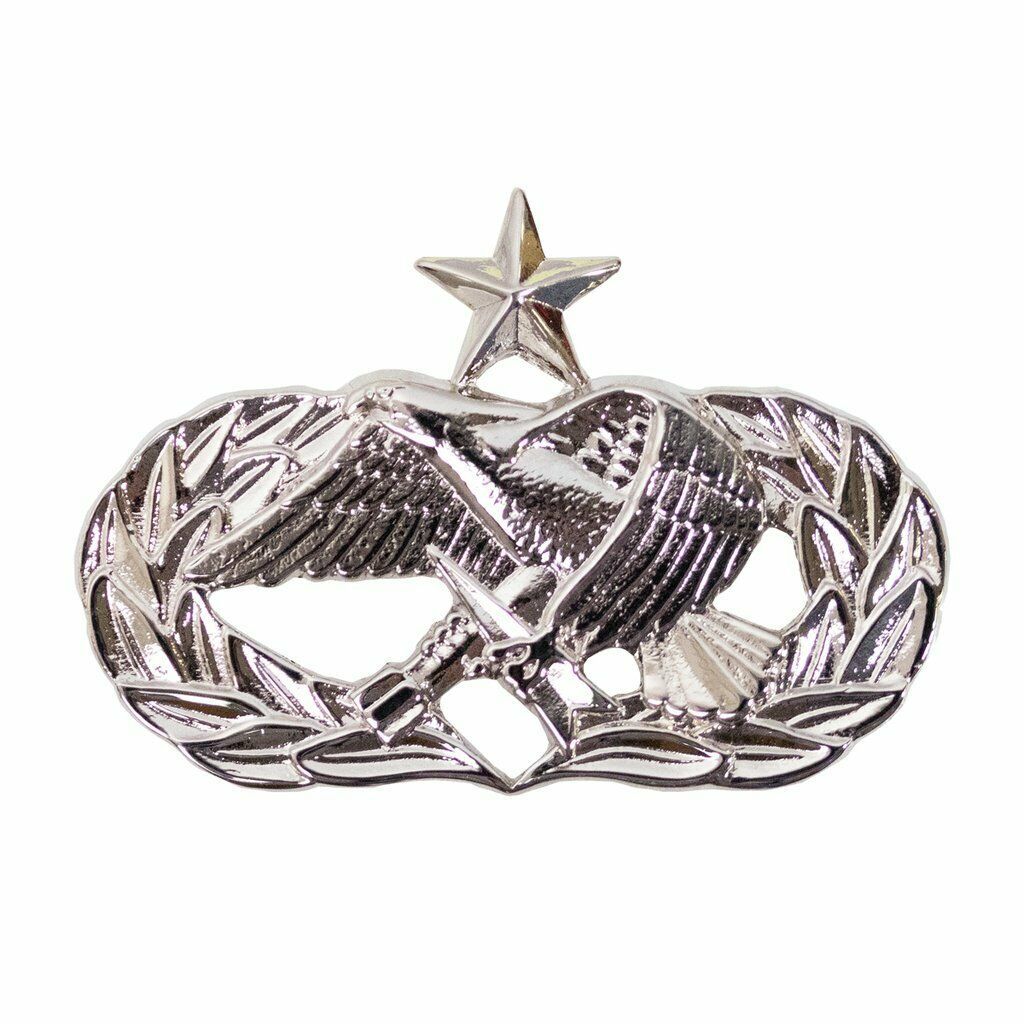 MidSize Genuine U.S. AIR FORCE (USAF) BREAST BADGE MAINTENANCE SENIOR