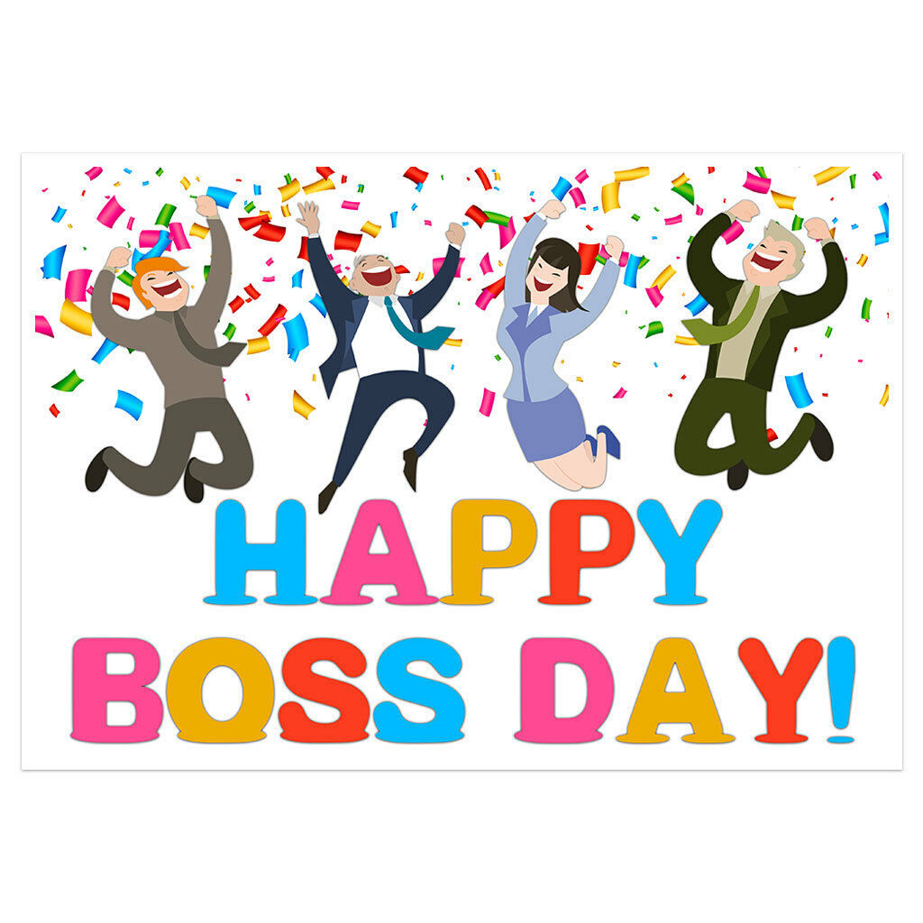 Happy Boss Day Banner Party Decorations