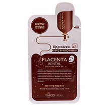 (10 PACK) MEDIHEAL Placenta Revital Essential Mask Ex. (Placenta 10pc) K Beauty 