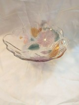 Mikasa Studio Nova Crystal Hibiscus salad/fruit bowl - $6.99
