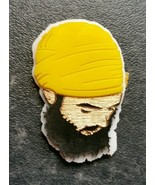 SIKH Punjabi FATEH YELLOW DUMALA Singh Khalsa ACRYLIC Adhesive Back Stic... - $5.36