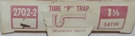 Dearborn Brass Incorporated 27022 Tube P Trap 1 One Half Inch Chrome image 4
