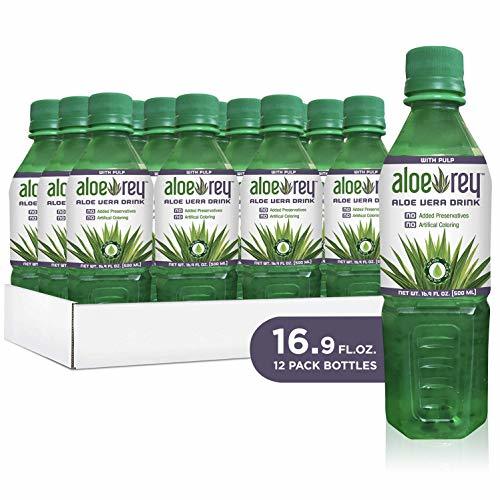 Aloe Rey Naturally Flavored Aloe Drink with Pulp, 30