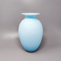 1960s Astonishing Blue Vase By Ca&#39; Dei Vetrai in Murano Glass. Made in I... - $360.00