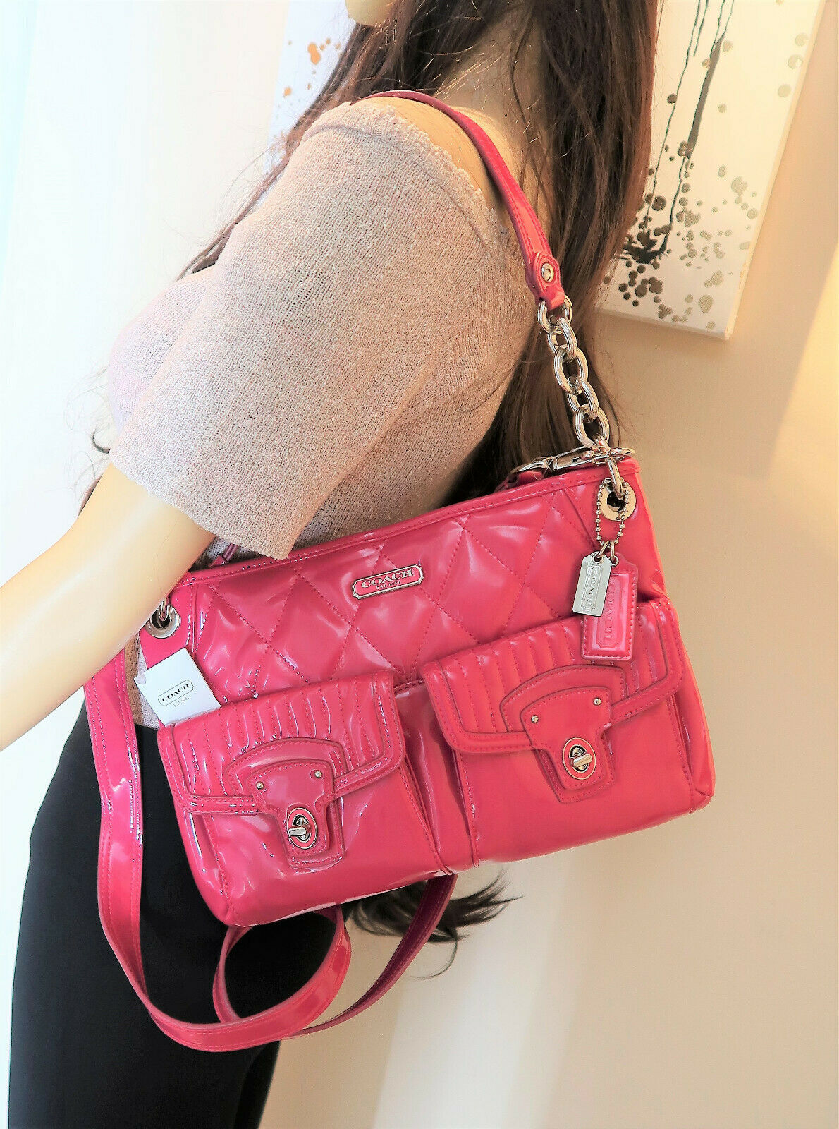 Coach Poppy Legacy Hippie Crossbody Bag 18678 Women's Bags & Handbags