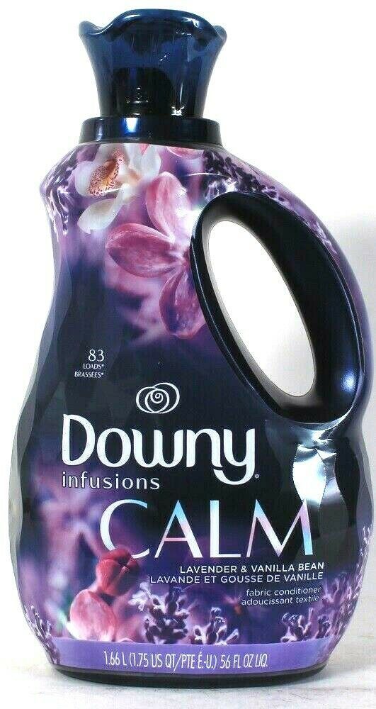 Primary image for 1 Downy 56 Oz Infusions Calm Lavender & Vanilla Bean 83 Lds Fabric Softener