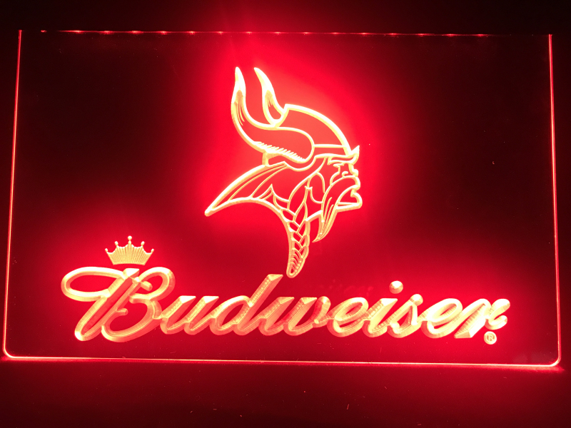 vikings led sign