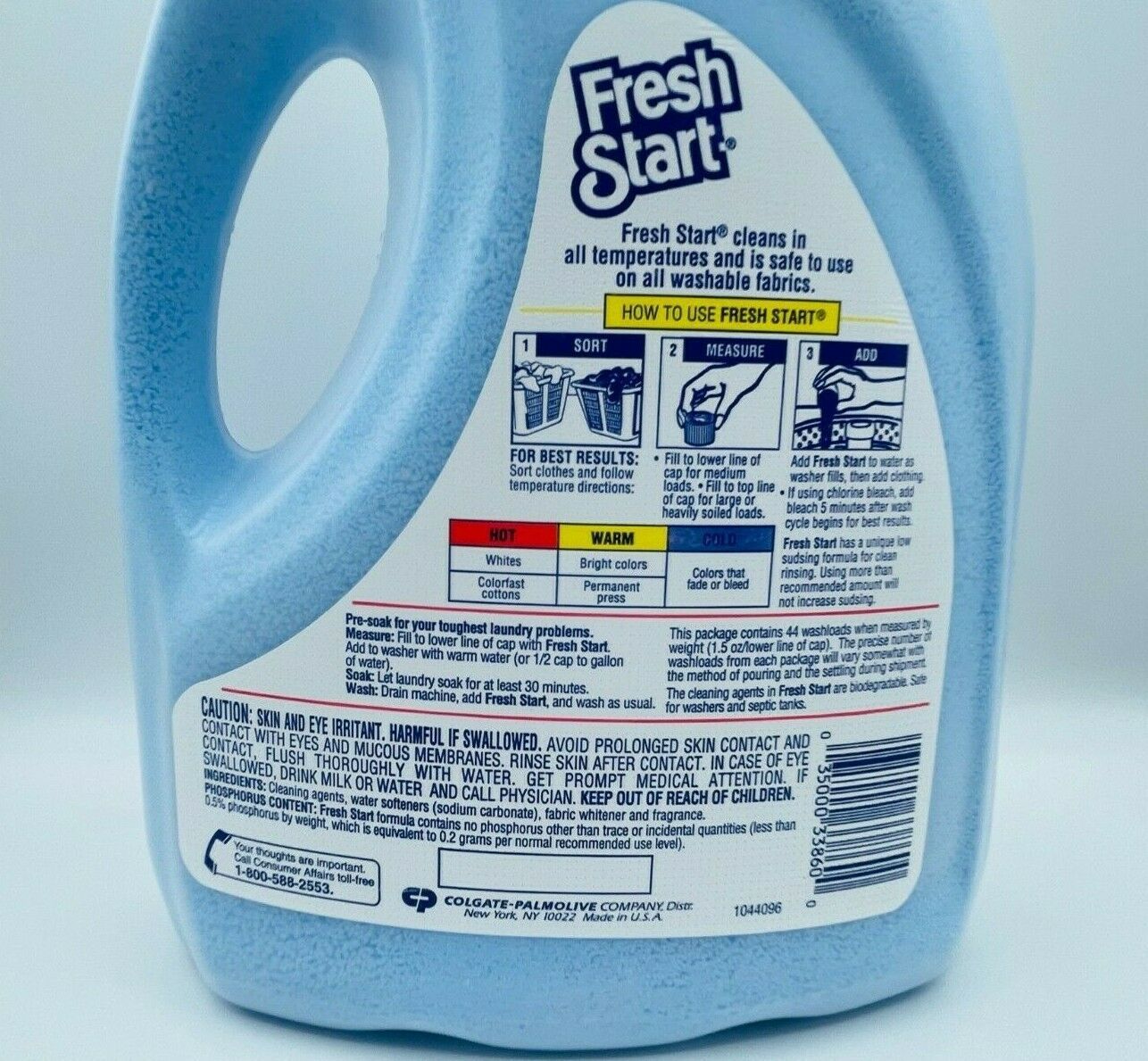 Fresh Start Powder Laundry Detergent Concentrated 44 Loads 66 oz Free