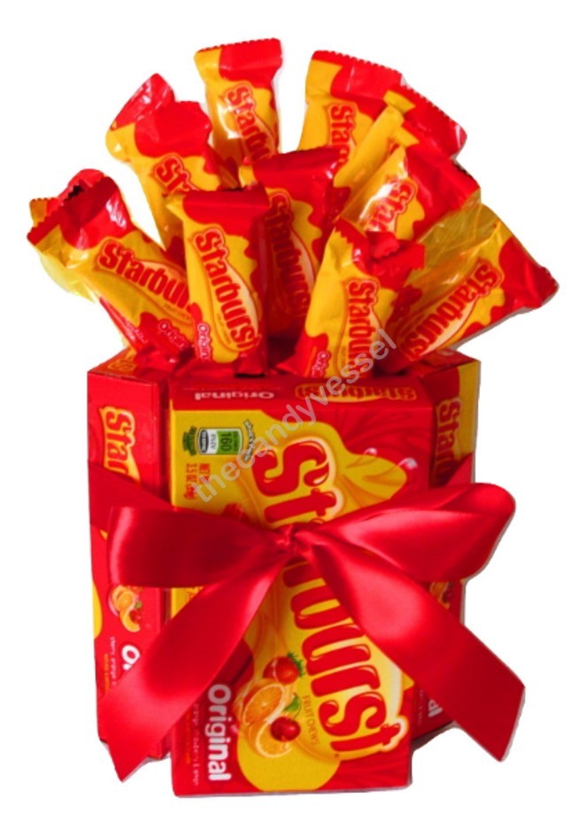 Starburst Candy Bouquet by The Candy Vessel Gift Baskets & Supplies