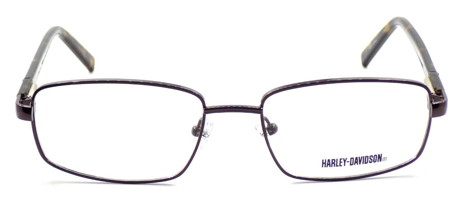 Harley Davidson HD0735 048 Men's Eyeglasses Frames 5618145 Shiny Dark