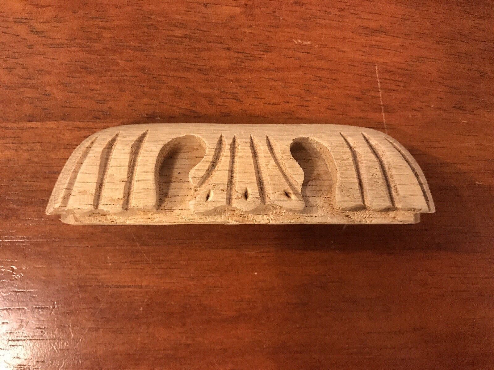 Carved wood drawer pulls 4 1//4/" right and left Victorian Eastlake cabinet desk
