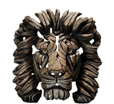 Edge Sculpture Lion Bust 16.9" High 6005328 Majestic Mane Freestanding African - $469.99