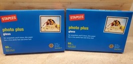 Staples 4x6 Photo Plus Gloss Paper! Brand New Set Of 2 Free Shipping! - $11.75