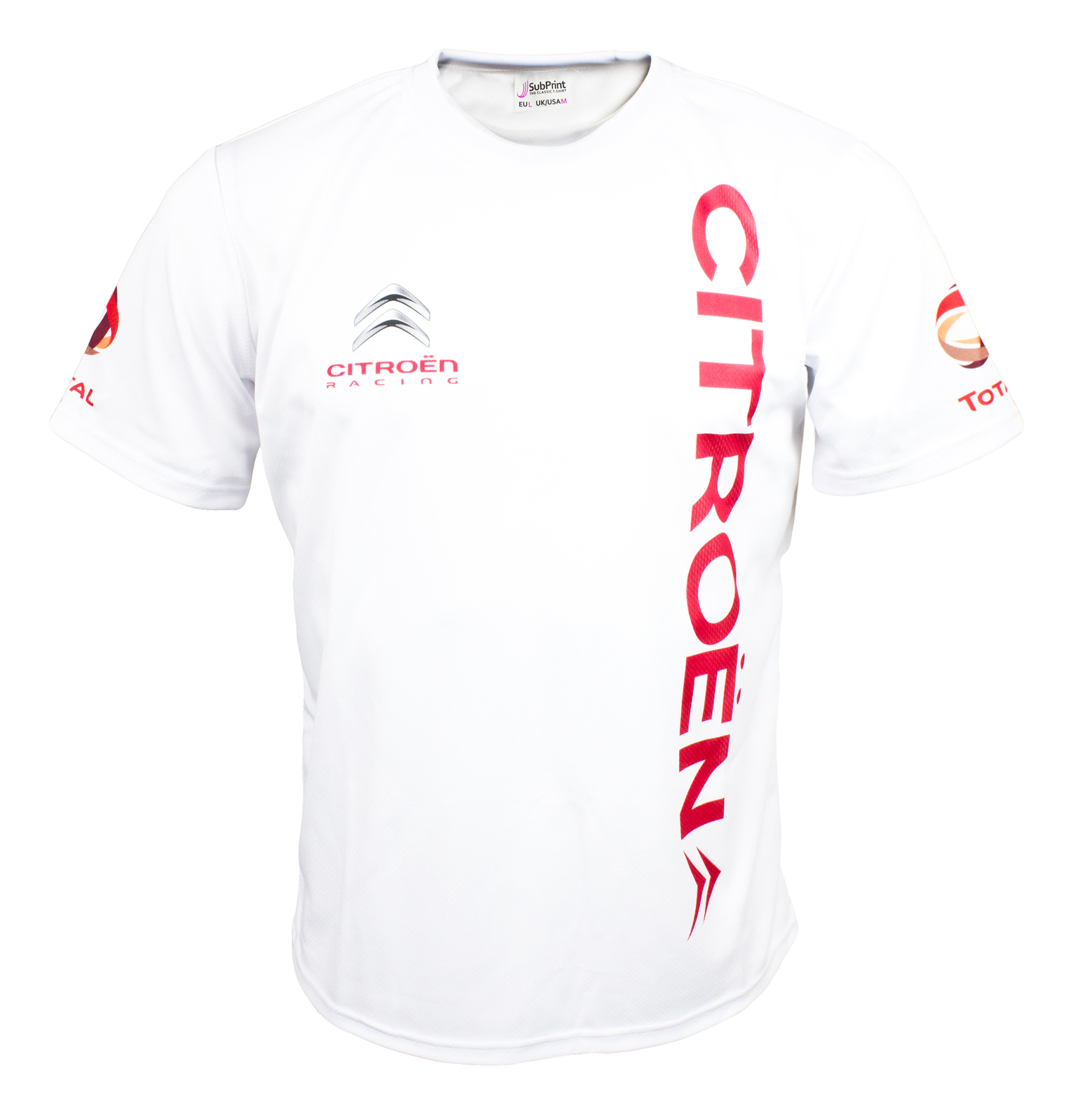 Citroen White Fan T-Shirt Motorsports Car Racing Sports Top Gift New Fashion