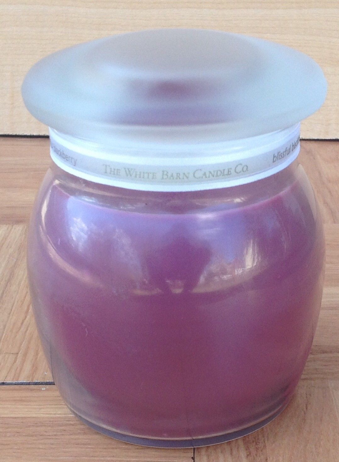 WHITE BARN CANDLE Company 15 oz Candle Jar BLISSFUL Blackberry Candles