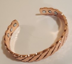 Copper Magnet Holistic Pain Relief Cuff Bracelet - $16.99