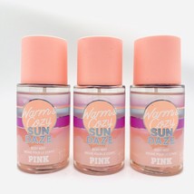 3-Pack Victoria&#39;s Secret Pink Warm &amp; Cozy Sun Daze Body Mist Spray 2.5 f... - $21.80