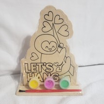 Let&#39;s Hang Sloth craft kit new in package paint included Standee - $4.95