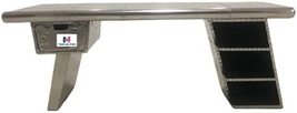NauticalMart Large Aviator Executive Desk - Drawer Shelving - Aircraft Wing 78" image 2