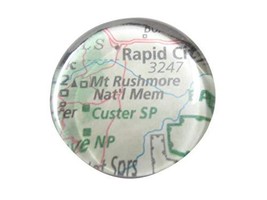 Kiola Designs Mount Rushmore National Monument Map Pendant Magnet - $19.99