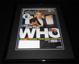 Dr Who Peter Capaldi Framed ORIGINAL 2014 Entertainment Weekly Cover