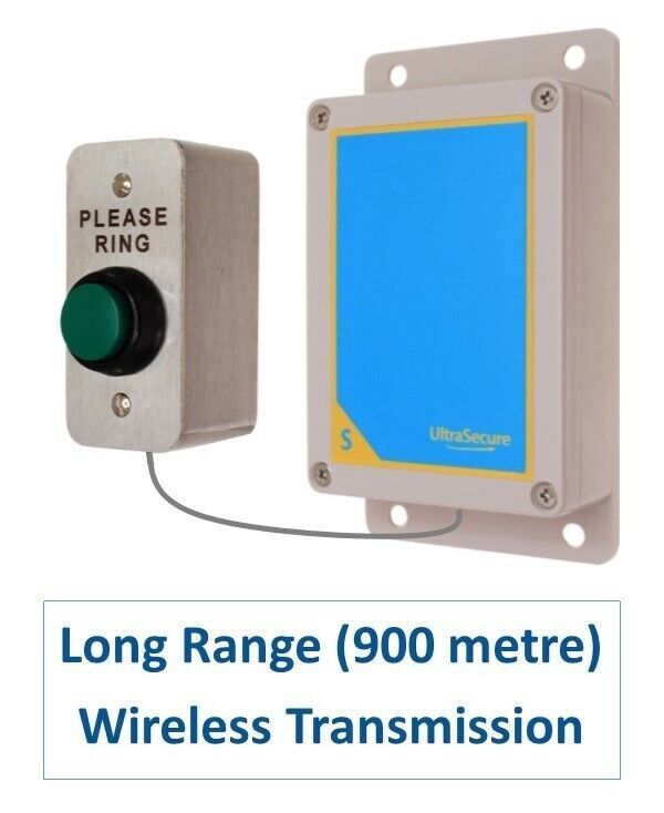 Warehouse & Commercial Wireless Bell Long Range 900 Metre Operating