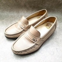 SAS Womens  117401 Sz 6 M Tan  Leather Slip On Loafer Low Wedge - $29.99