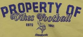 NFL License Reebok Minnesota Vikings Girls Extra Large Long Sleeve Shirt image 3