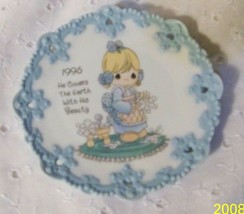 Precious Moments &quot;He Covers The Earth With His Beauty&quot; Rare Miniature Pl... - $5.88