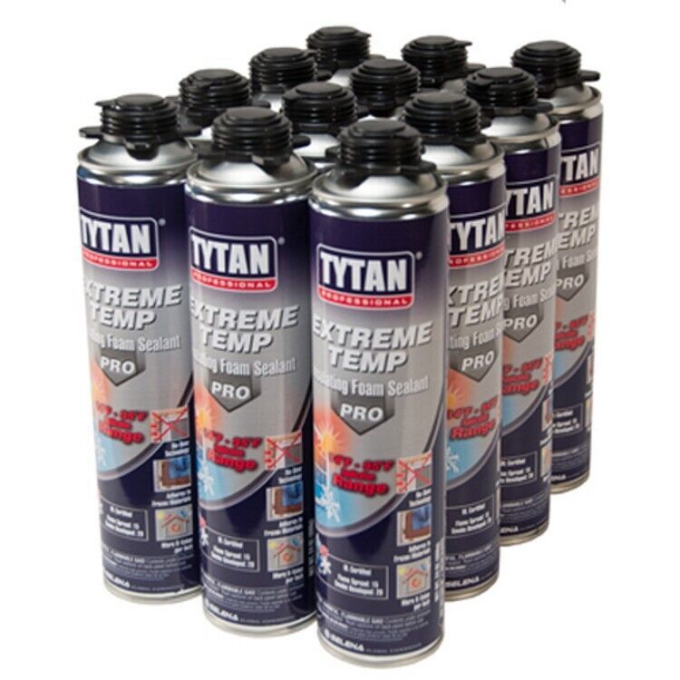 Tytan Extreme Temp Pro Foam Sealant 24oz Case of 12