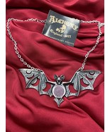 Alchemy Of England P922 Lunaeca Necklace Gothic Pendant Bat Moon Mirror ... - $52.75