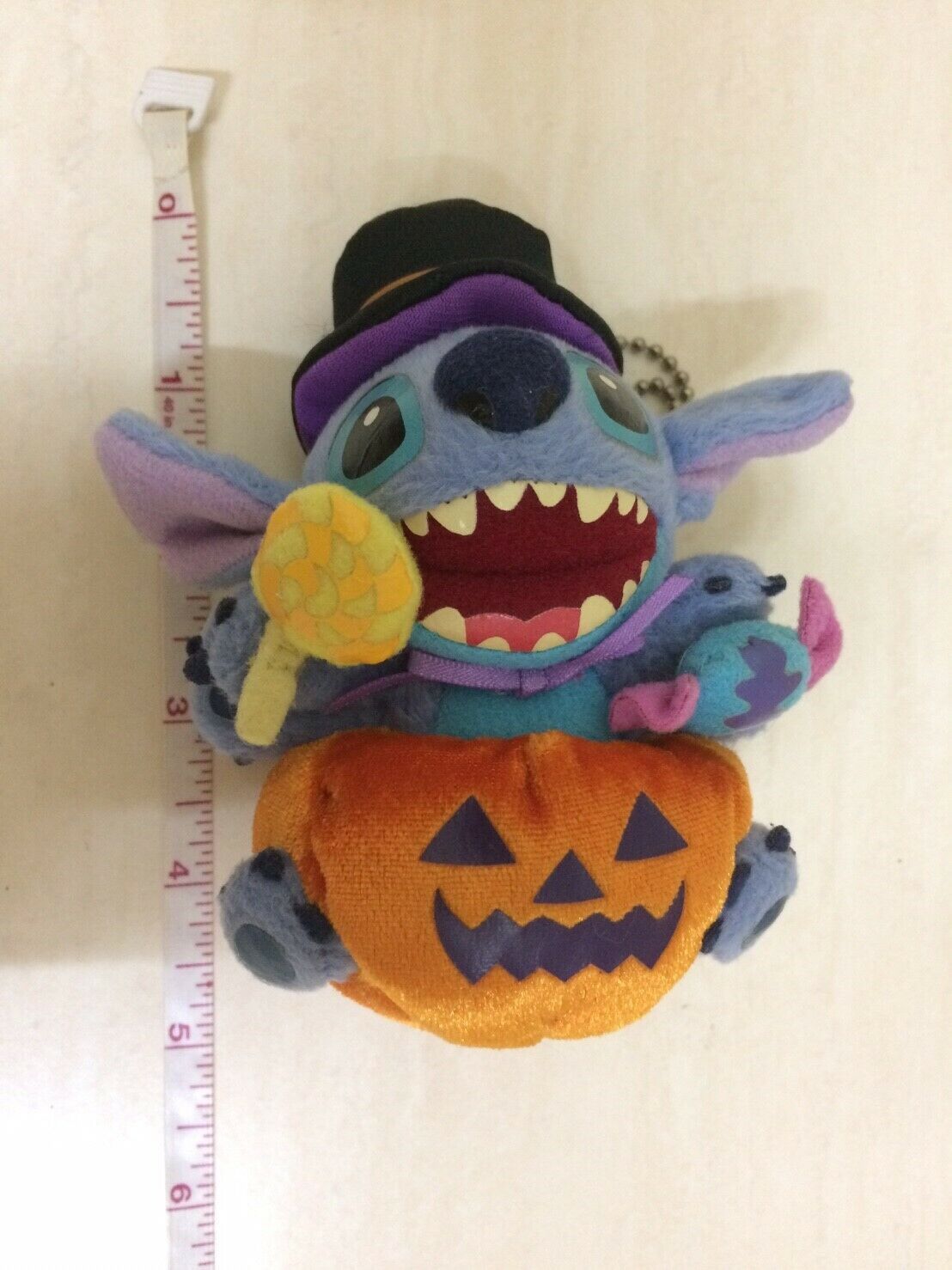 Disney Stitch Pumpkin, Candy Plush Doll Keychain. Halloween THEME. Cute ...