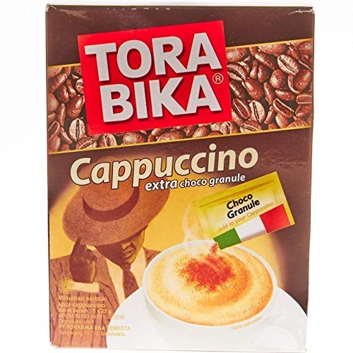 Torabika Cappuccino Instant Coffee 5-ct, 125 Gram (Pack of 4)