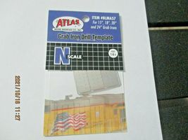 Atlas # BLMA57 Grab Iron Drill Template for 15", 18", 20", & 24" Grab Irons (N) image 4