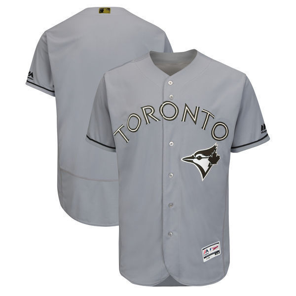 Men's Toronto Blue Jays Blank Jerseys Gray 2018 Commemorative Edition BaseballMLB Men's Toronto Blue Jays Blank Jerseys Gray 2018 Commemorative Edition BaseballMLB