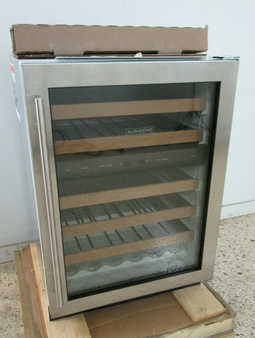 SubZero UW24STHRH 24 Inch Undercounter Wine Cooler with 46 Bottle