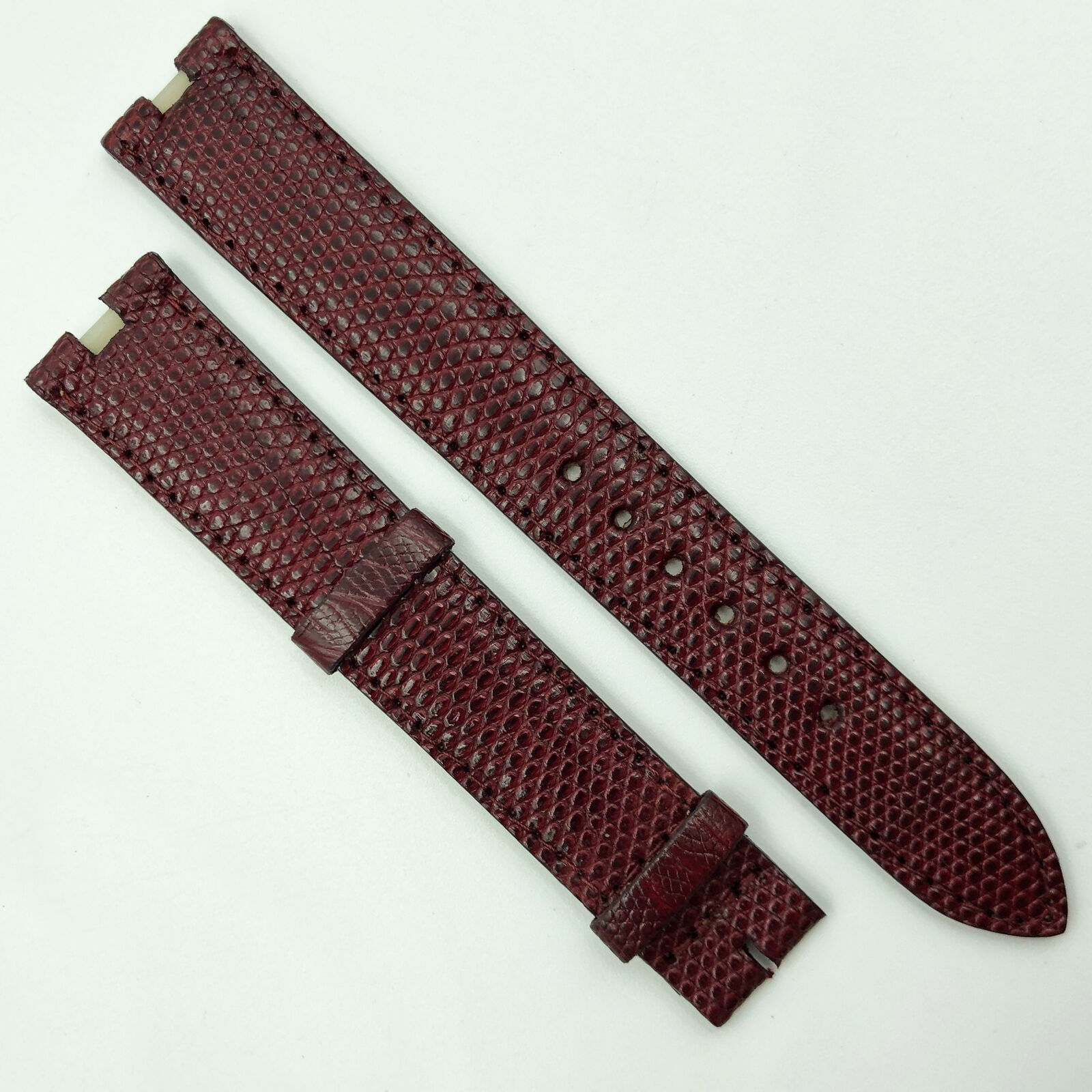 Cartier Authentic 16mm Burgundy Leather Strap for Buckle 0H100DAB