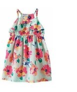 Girls Sundress Summer Easter Dress Blueberi Blvd Green Floral Sleeveless... - £14.25 GBP