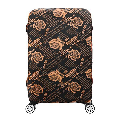 George Jimmy Coffee Rose Luggage Cover Modern Suitcase Protector