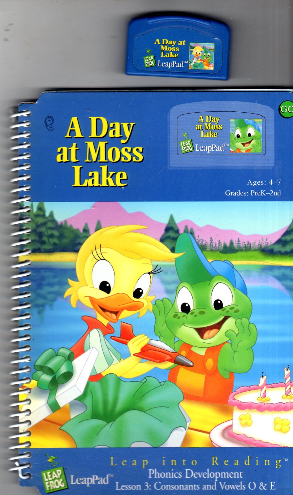 LeapFrog - A Day At Moss Lake - Leap Into Reading - Game Cartridges ...