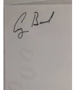 George H.W. Bush Autographed 3x5 Index Card - $99.00