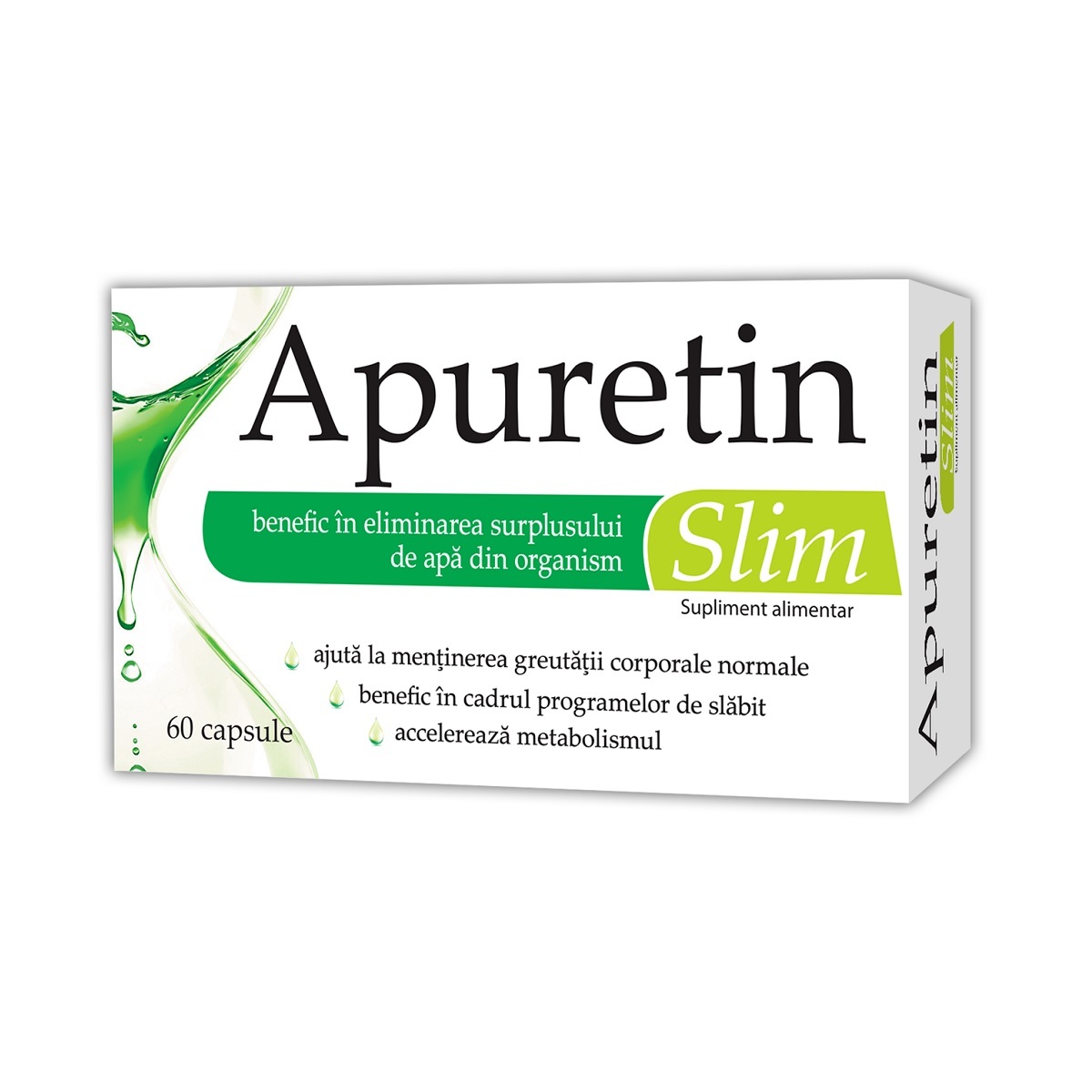 Apuretin Slim, 60 cps, Beneficial in Weight Loss Programs