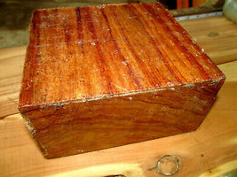 Beautiful Exotic Kiln Dried Canarywood Platter Blank Lathe Turning 6" X 6" X 2" - $26.68