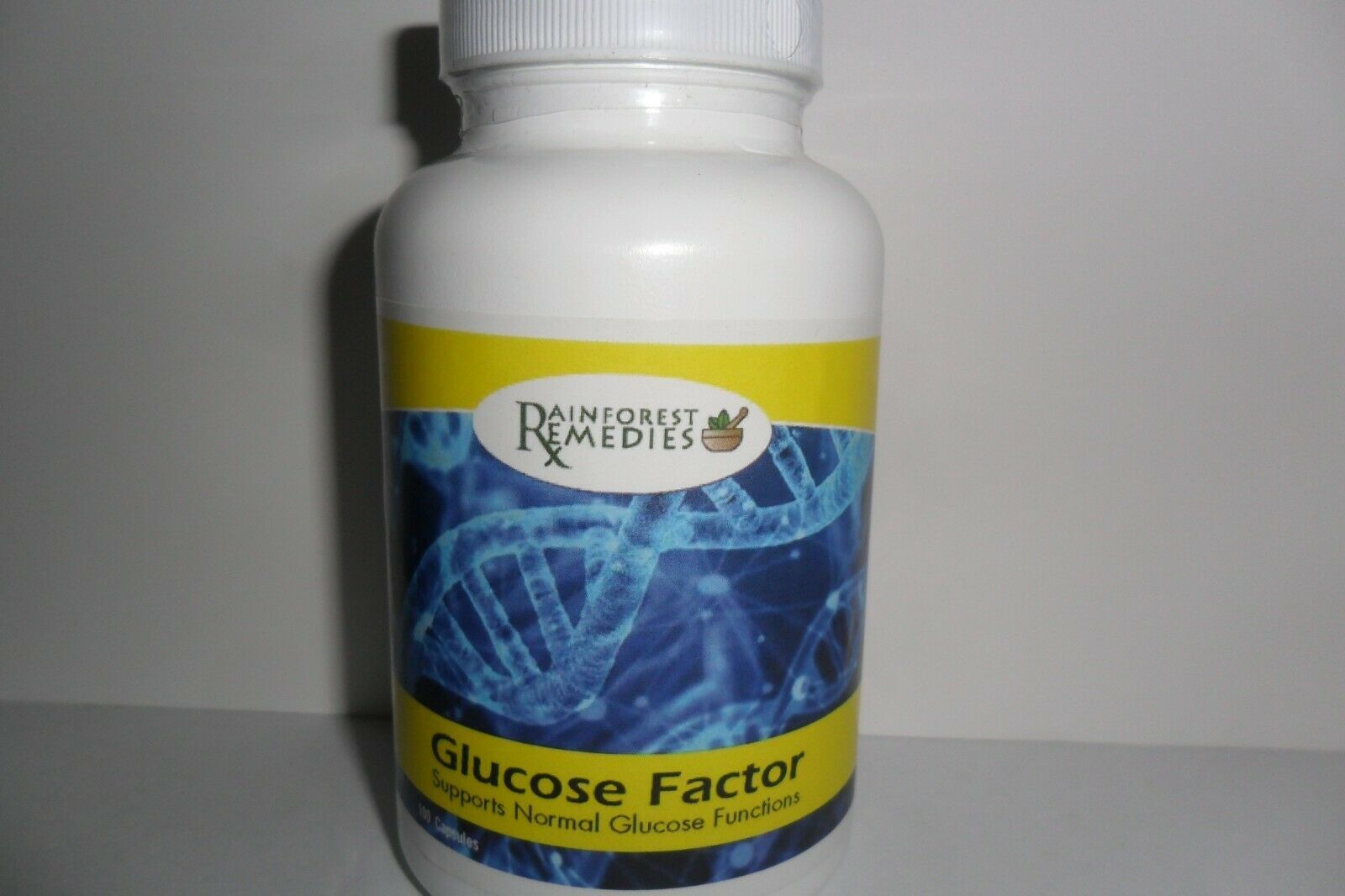 Glucose Factor Support Normal  Glucose Functions  by Rainforest Remedies